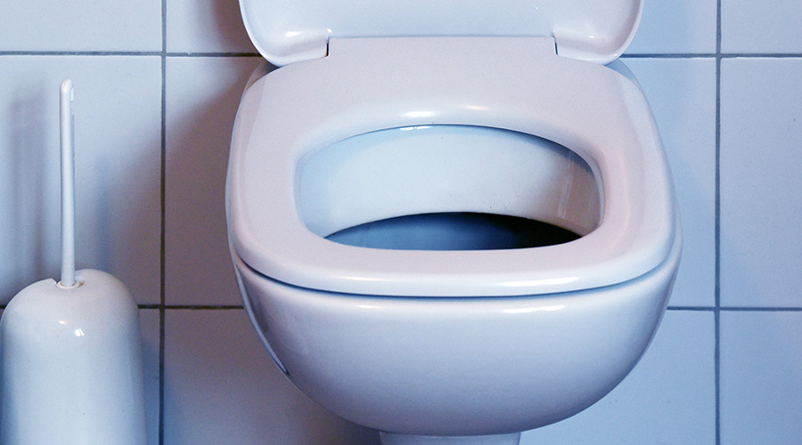 Round the bend: Man spends several hours with arm trapped in toilet looking for keys