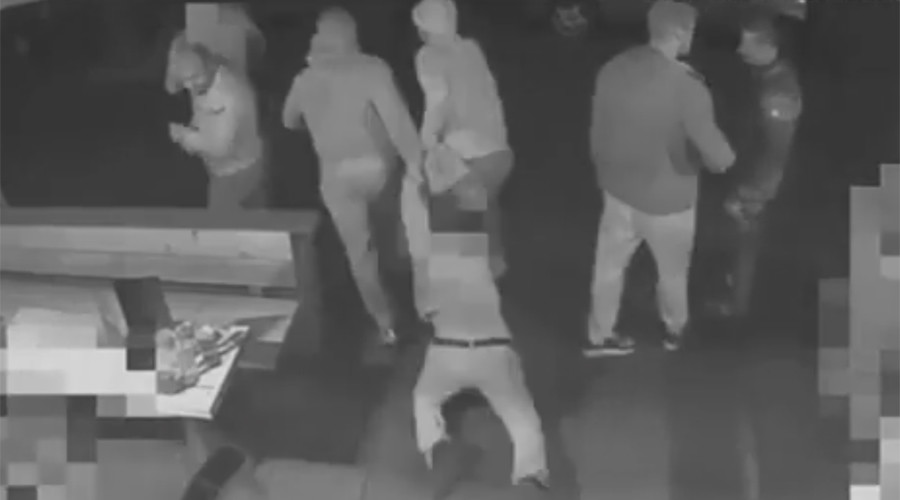 Gang kidnap man by dragging him out of busy Bristol bar (VIDEO)