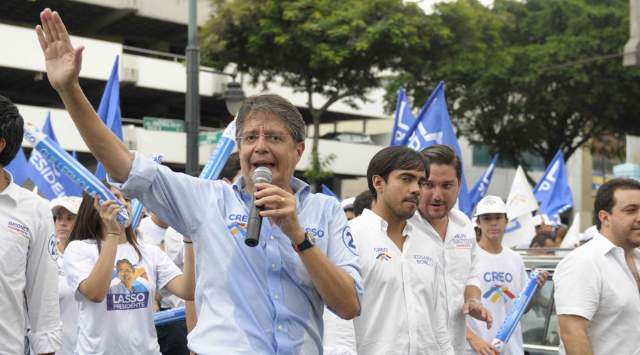 Ecuador presidential hopeful plans to evict Assange from London embassy if elected