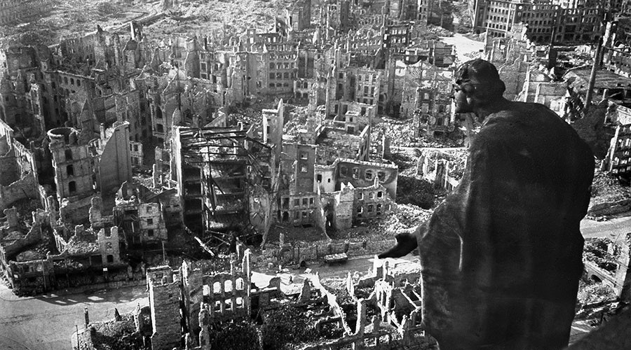 ‘Everything within 400 yards was incinerated’: Dresden survivor recalls hellish WWII attack (PHOTOS)