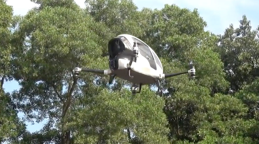 Taxi drones set for July launch of passenger service over Dubai (VIDEO)