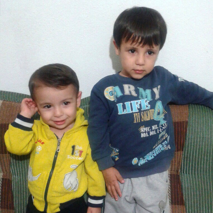 Aylan (L) and his brother Ghalib Kurdi (photo courtesy of Tima Kurdi)