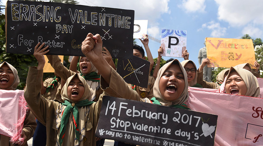 Condoms seized by Indonesian cops in Valentine’s Day crackdown