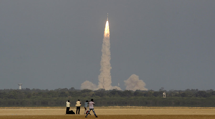India to set record with 104 satellites launched aboard single rocket