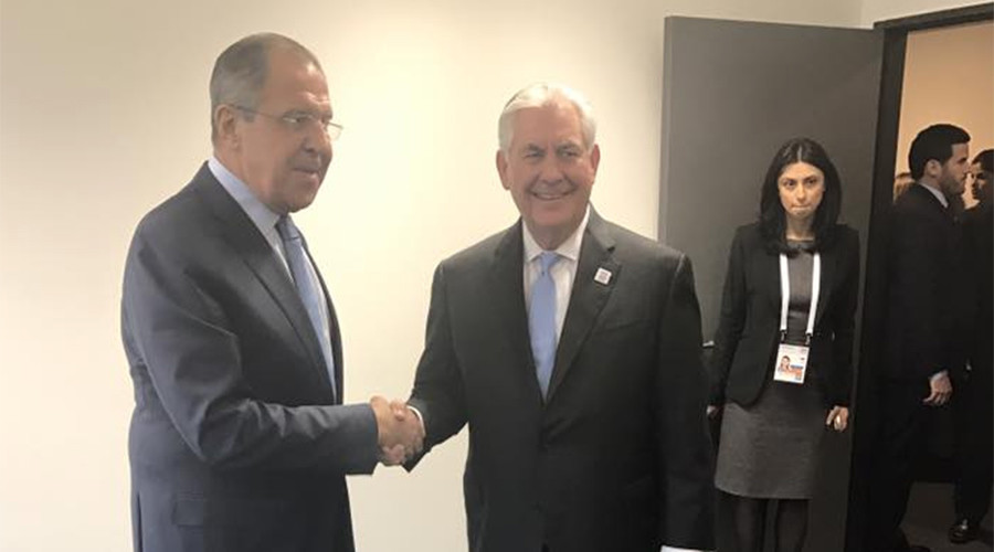 ‘Productive’ 1st meeting: Lavrov & Tillerson discuss Syria & Ukraine, but not sanctions