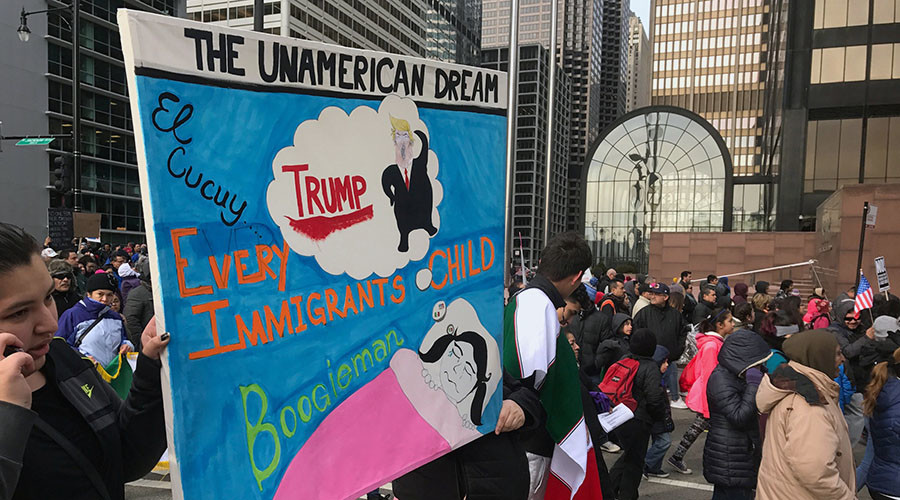 ‘Day Without Immigrants’ strike and marches sweep US
