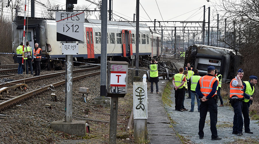 One person dead, up to 25 injured in train derailment in Belgium