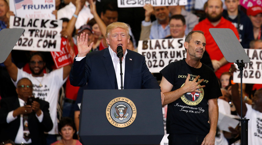 ‘Without MSM fake news filter’: Trump briefs Florida rally on US security, NATO & Syria safe zones