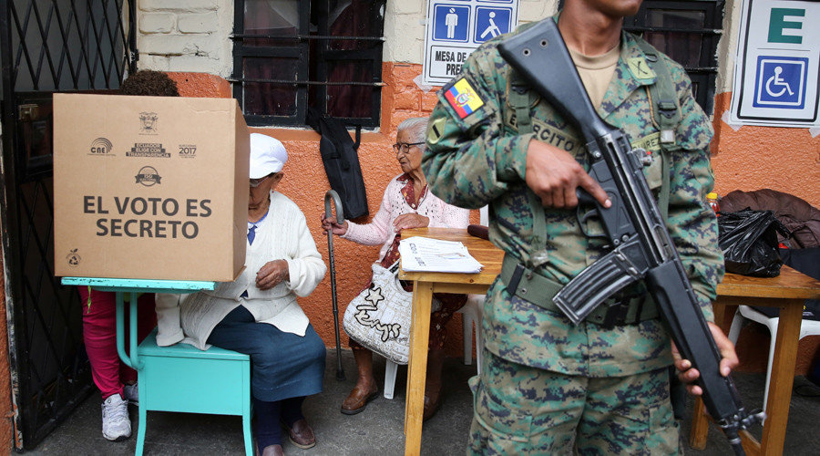 Moreno beating Lasso in 1st round of Ecuador’s presidential election