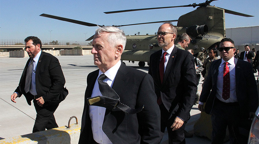 ‘We’re not here to seize oil’: US defense secretary arrives in Baghdad on unannounced visit