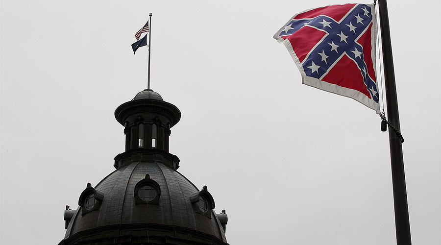 Confederate flags fly over Charleston to protest activist’s speech — RT ...