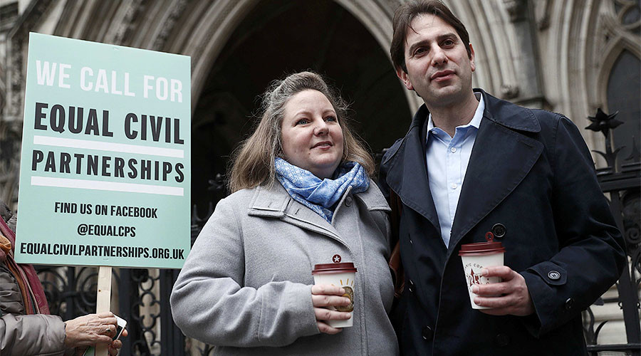 Heterosexual couple denied civil partnership in possible ‘breach of human rights’