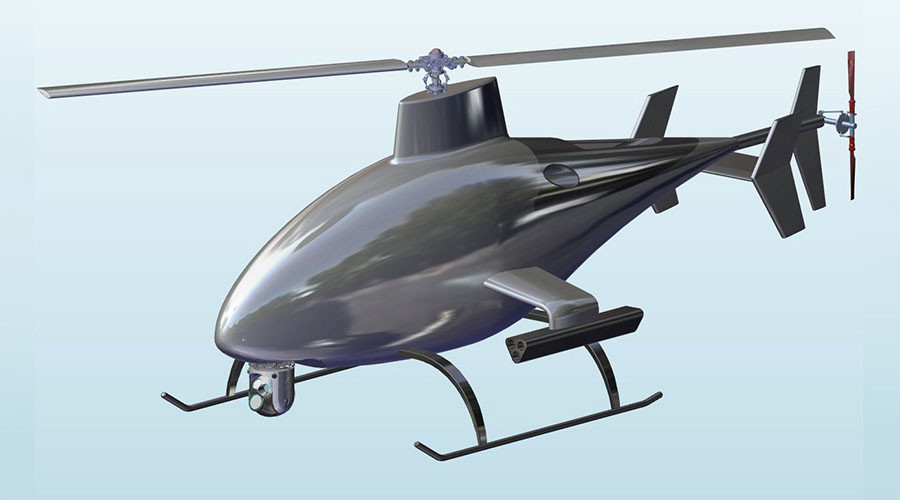 Unmanned helicopter, invisible to radar, unveiled at Abu Dhabi IDEX (VIDEO)