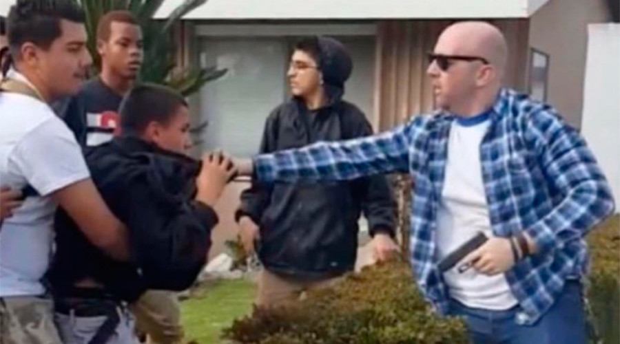Video of cop firing gun in dispute with teens sparks LA protests & 24 arrests (VIDEO)