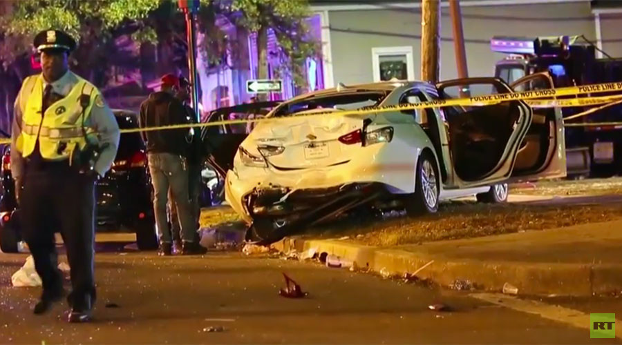 Dozens injured, 12 critically, after car plows into New Orleans parade crowd (VIDEO)