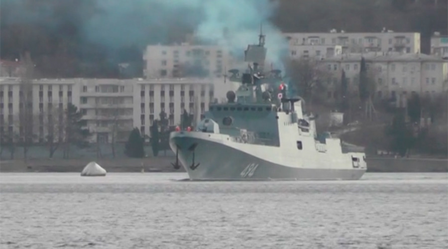 Russian frigate heads to Mediterranean, reportedly bound for Syria