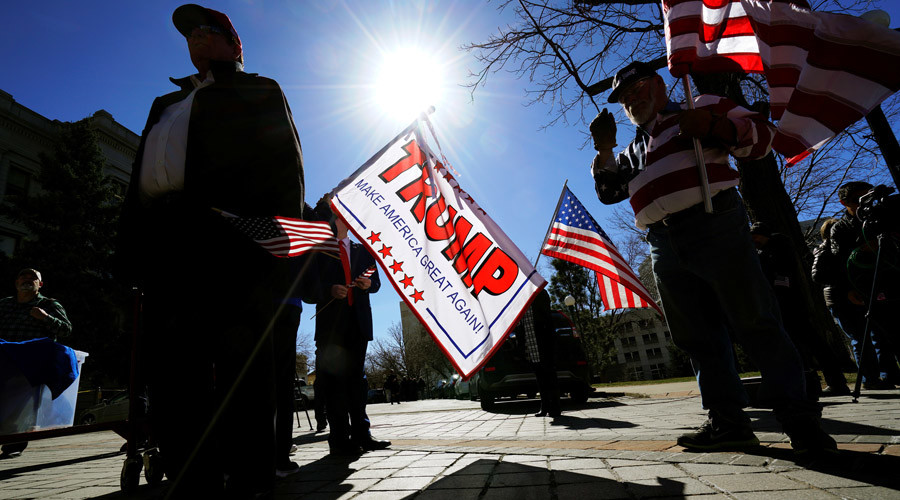Hundreds gather for pro-Trump rallies nationwide