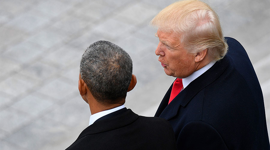 ‘Obama & his people’ behind White House leaks, protests – Trump