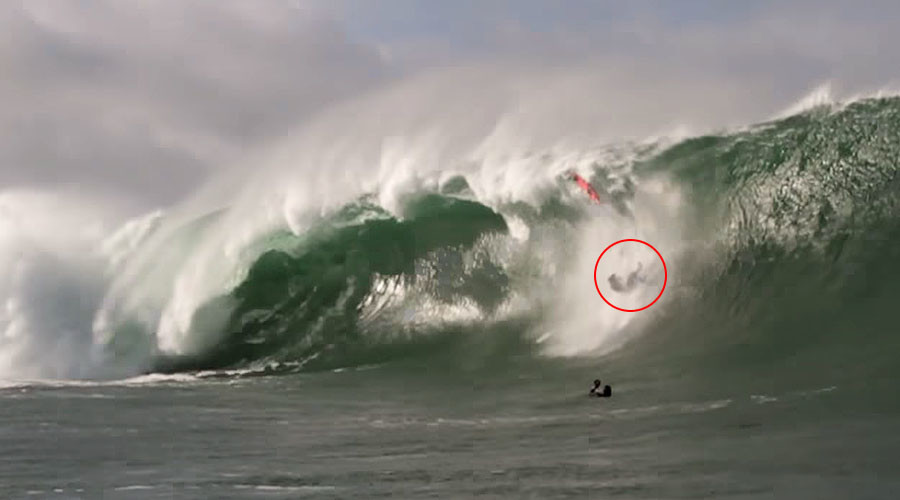 ‘I feel like I’ve been hit by a bus’: 25ft wave slams into pro surfer (VIDEO)