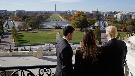 The Speaker's Balcony on Capitol Hill in Washington, U.S. © Joshua Roberts