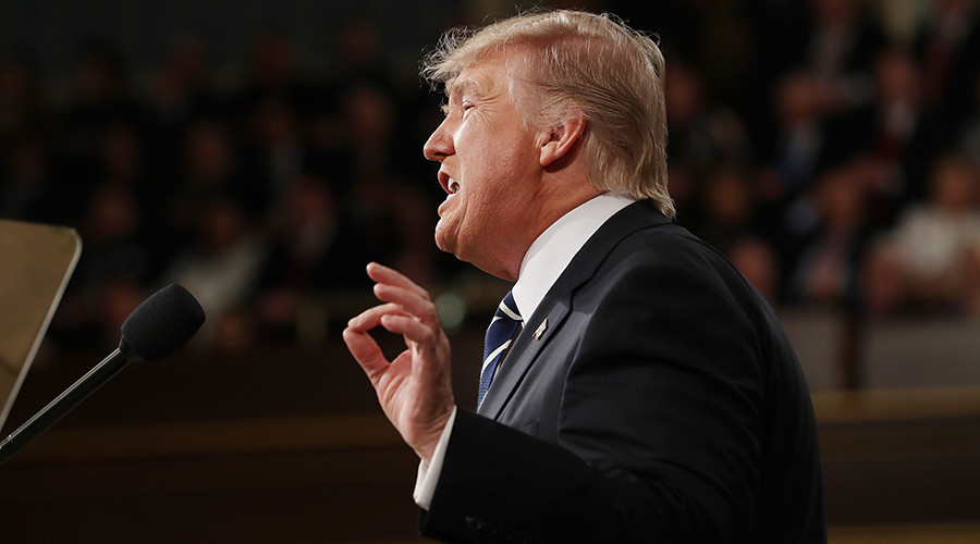 Trump's first address to Congress