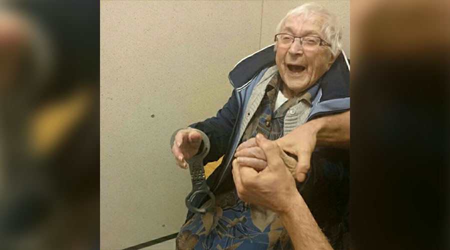 Off the bucket list: 99yo Dutch granny excited to be put behind bars