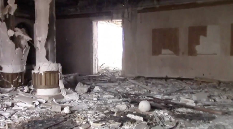Footage of Qatari royal mansion allegedly used by ISIS’ top brass in Palmyra (VIDEO)