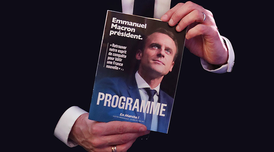 RT ‘flattered’ to be centerpiece of Macron’s French presidential campaign