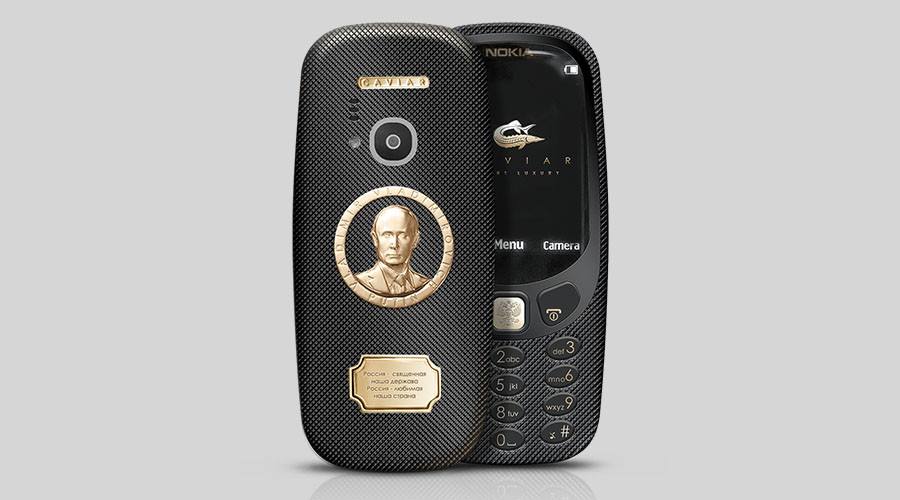 Golden Putin Nokia 3310 to hit market at 3,000% usual price