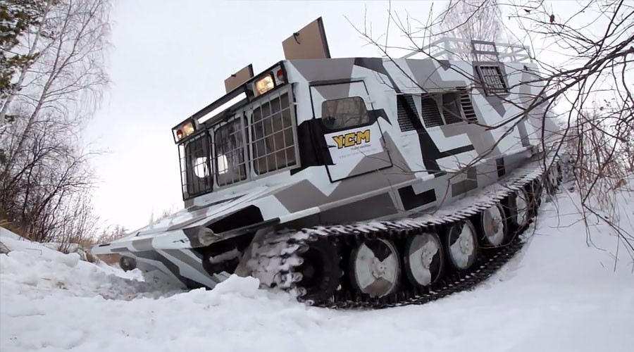 Siberian monster truck: New all-terrain vehicle tested near Chelyabinsk (VIDEO)