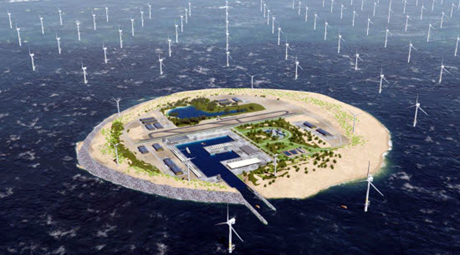 Three European countries want to create artificial power island in North Sea