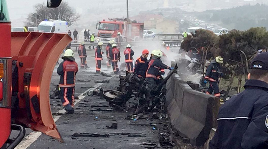 4 Russians among 7 killed in Istanbul helicopter crash (PHOTOS, VIDEOS)
