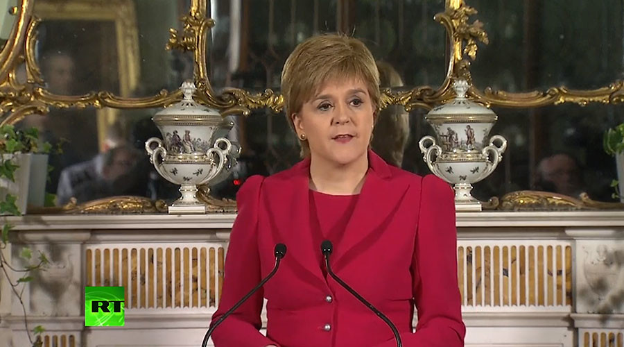 Sturgeon announces plan for 2nd Scottish independence referendum