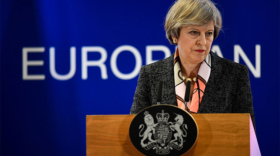 ‘Security breach’ probed after Theresa May’s travel diary found on train