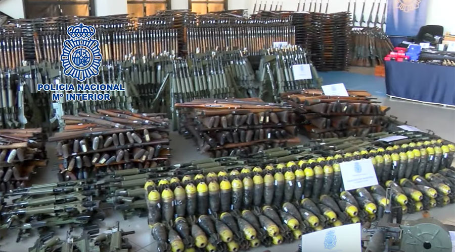 10,000+ arsenal of weapons intended for terrorists seized by Europol (VIDEO, PHOTOS)