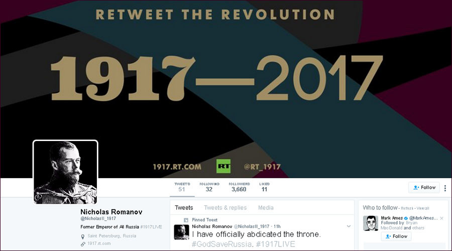 BREAKING 100 yrs ago: Tsar Nicholas II abdicates amid mutiny & chaos in Russian capital