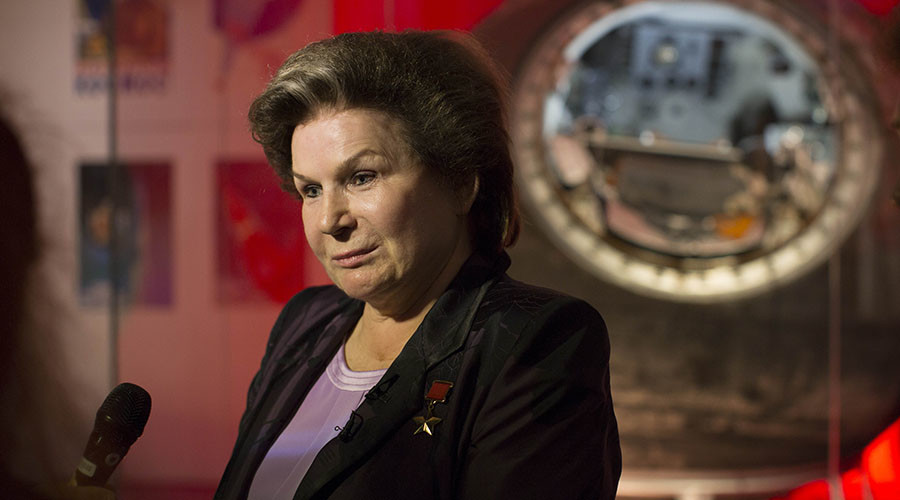 First woman in space Valentina Tereshkova shares life tips at London expo (VIDEO)