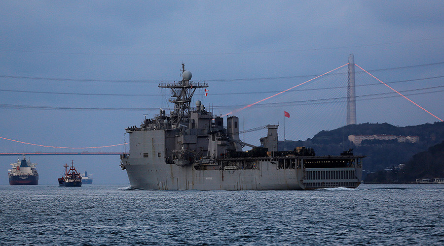 US landing ship with marines enters Black Sea for drills with Romanian navy