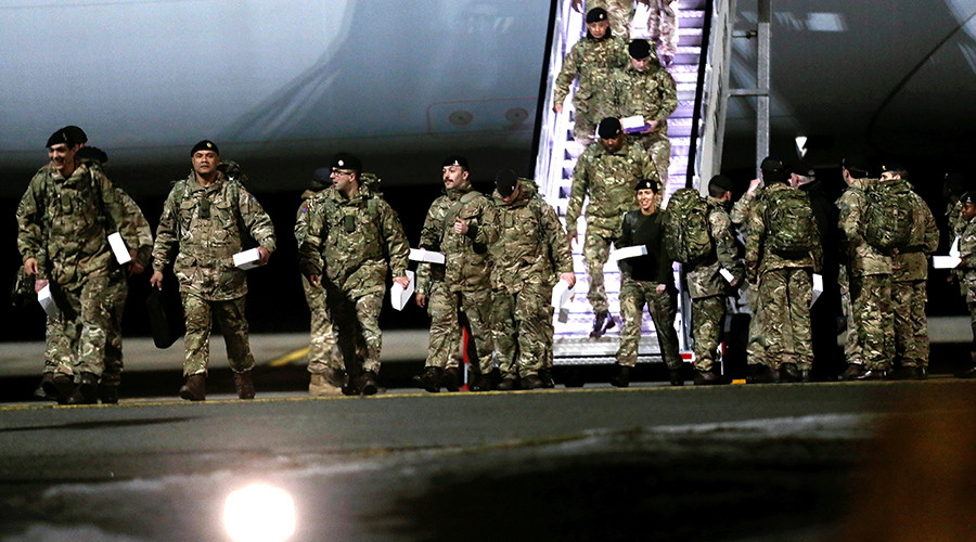 NATO logic: British troops in Estonia, good. Russian soldiers in Russia, bad