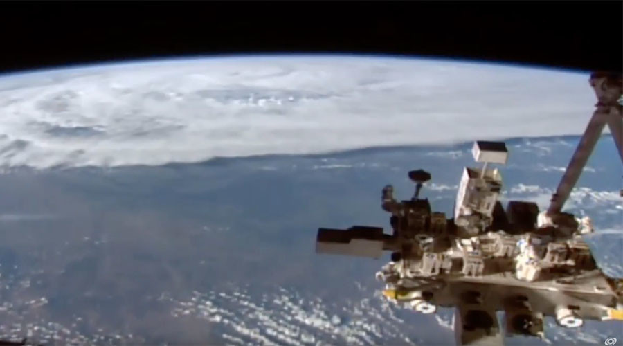 Cyclone Debbie: Ominous ISS video shows storm bearing down on Australia