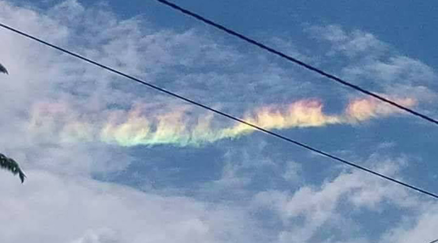 ‘Fire rainbow’ freaks internet: Aliens, dinosaur death-match, judgment day rumored (VIDEO, POLL)