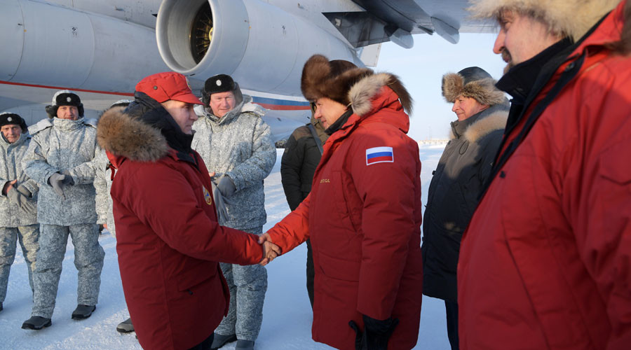 Putin tours desolate northern archipelago amid international Arctic summit