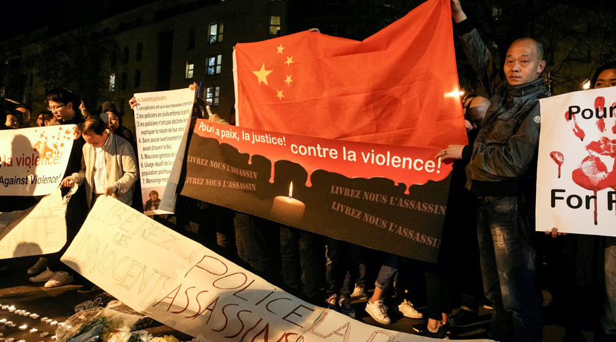 ‘French police arrived, broke door & pulled trigger’ – nephew of killed Chinese man to RT
