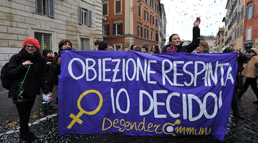‘Menstrual leave’ & abortions: Women’s rights debate rages in Italy