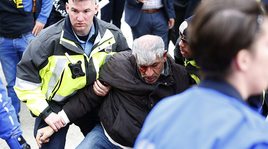 55yo father beaten by ‘terrorist’ Jewish Defense League outside AIPAC (VIDEOS)