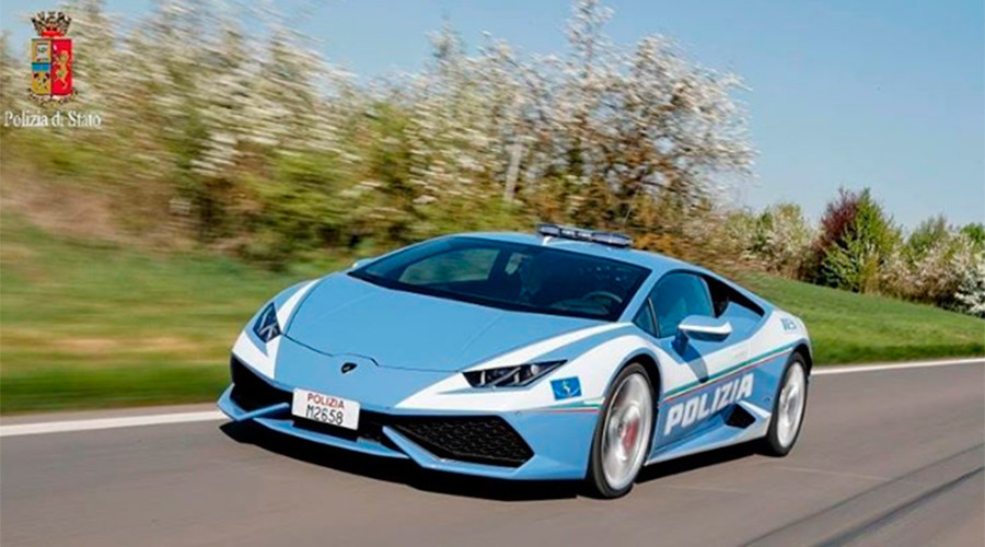 Lamborghini’s crime-fighting supercar set to terrify Italian criminals (VIDEO, PHOTOS)