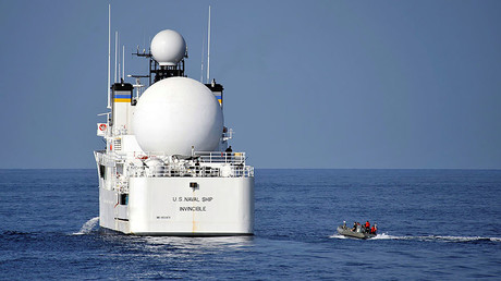 FILE PHOTO: USNS Invincible © Deven B. King / U.S. Navy / Handout via Reuters