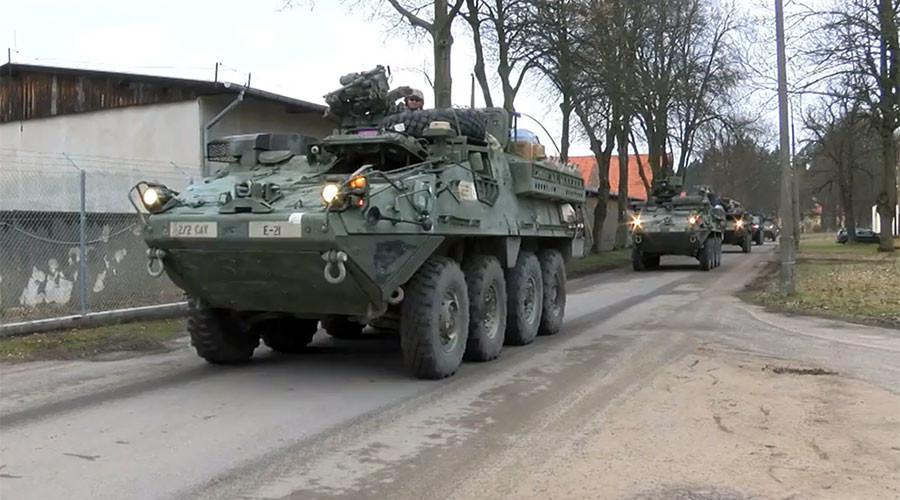 US-led NATO battle group arrives at Polish base (VIDEO)