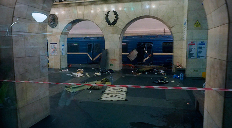 St. Petersburg Metro blast aftermath & investigation