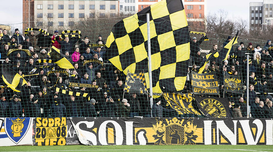 Swedish football fans protest mask ban in stadiums – by wearing niqabs